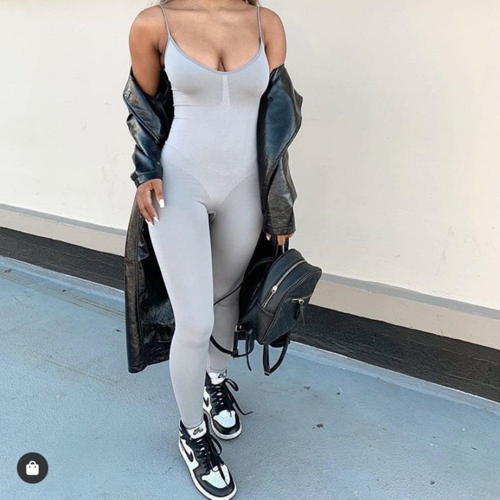 Grey jumpsuit